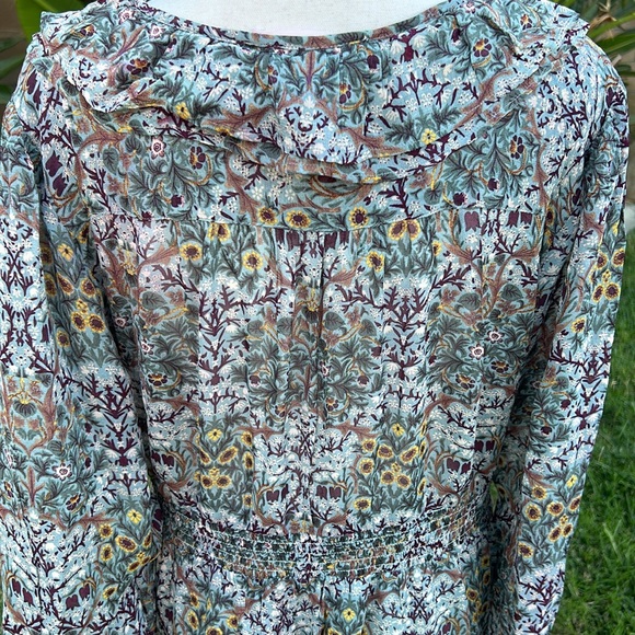 New Ba&sh Phoenix Maxi Dress in Amanda RUM Amsterdam Size Large - Picture 13 of 15